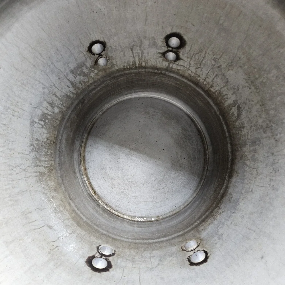 Vintage Commercial Aluminum 16 Qt Stock Pot, Steamer Insert,‎ Lid Toledo, Ohio